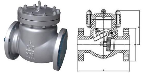 美標止回閥結構圖